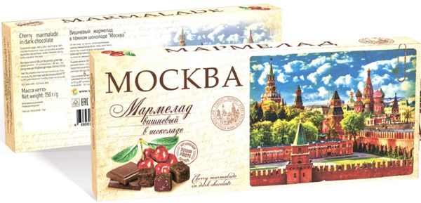 №2 Сладарт Мармелад Вишневый в тёмном шоколаде, 150г   в Новочебоксарске