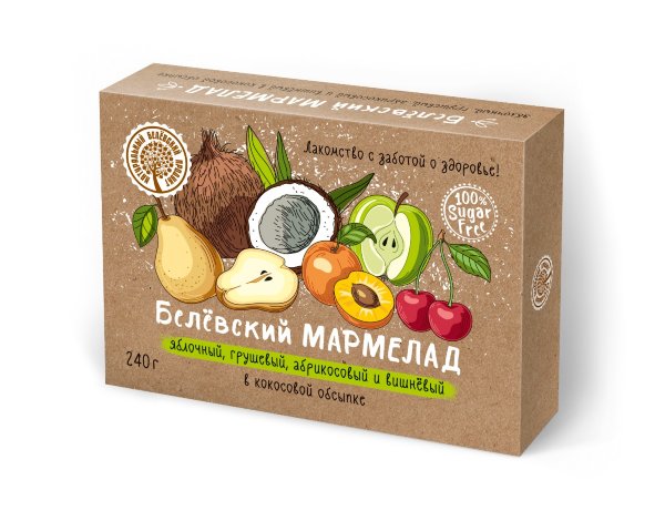 №2 Мармелад белевский на фруктозе 240г  в Новочебоксарске