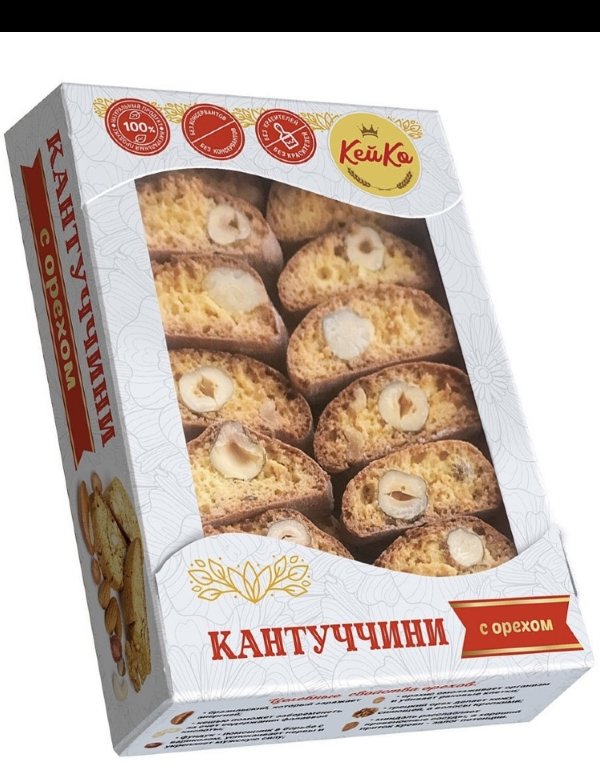 №3 Кей Ко Кантуччини с орехом, 200г    в Новочебоксарске