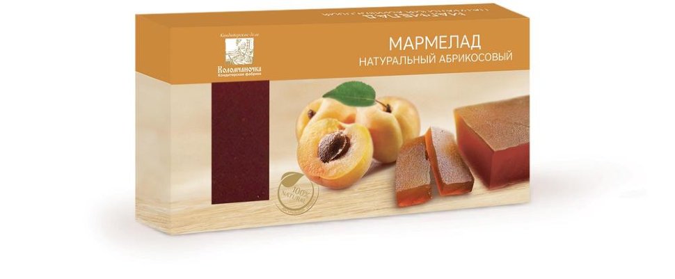  Мармелад пластовый 210г абрикосовый  в Новочебоксарске